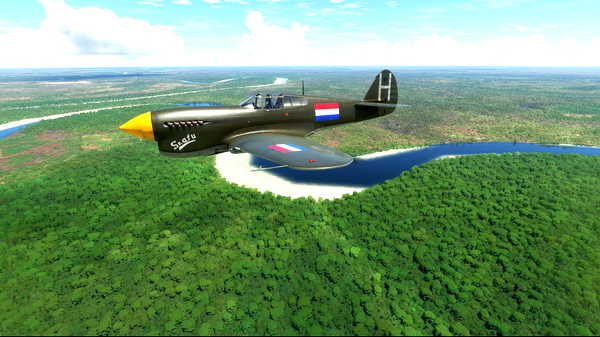 Curtiss P-40F Dutch Air Force No.120 Sqn H "Snafu" - for Microsoft Flight Simulator