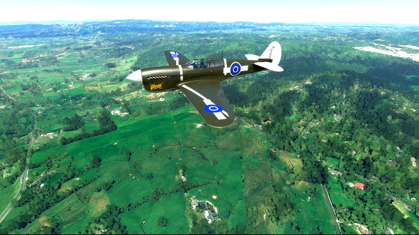 Curtiss P-40F RNZAF NZ3220 "Gloria Lyons" - for Microsoft Flight Simulator