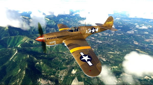 Curtiss P-40F USAAF 332nd FG, 99th FS, #A24 'Nona II' - for Microsoft Flight Simulator