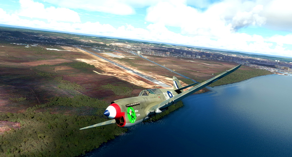 Curtiss P-40N Kittyhawk IV RAAF A29-1021 GA-G "Hep Cat" - for Microsoft Flight Simulator