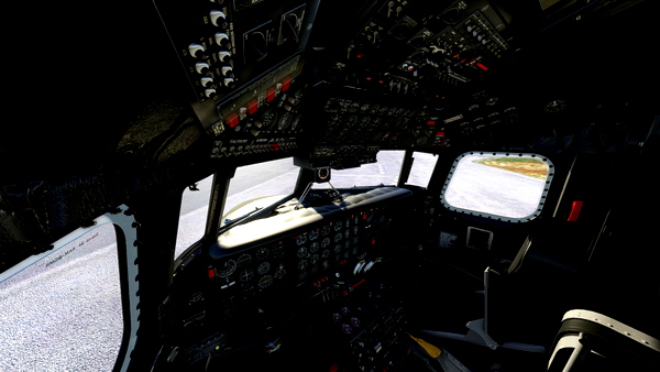 DC-6 Black cockpit textures (Requested by Genista) - for Microsoft Flight Simulator