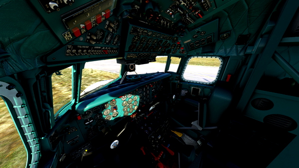 DC-6 Eastern Airlines Cockpit Textures (Requested by kloetenburg) - for Microsoft Flight Simulator