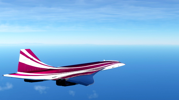 DC Design Concorde - NIRVANAIR Livery 2023 - for Microsoft Flight Simulator