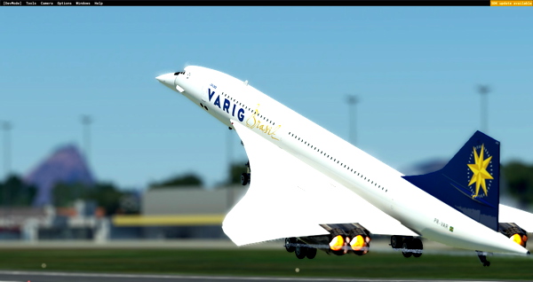 DC Design Concorde - VARIG Landor livery (ficcional) - for Microsoft Flight Simulator