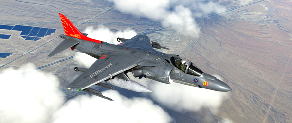 DC Designs AV-8B Harrier II - USMC VMA-211 Wake Island Avengers - for Microsoft Flight Simulator