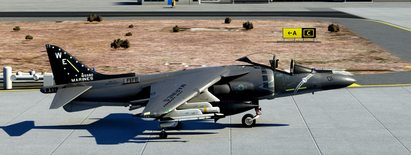 DC Designs AV8B II Harrier VMFA-214 2016 "BlackSheep" CAG BuNo.165580 - for Microsoft Flight Simulator