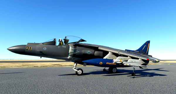 DC Designs AV8B-II Super Harrier VMA-513 'Flying Nightmares' CAG BuNo.165006 - for Microsoft Flight Simulator
