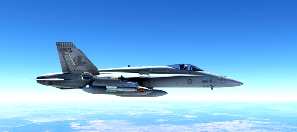 DC Designs F/A-18A Hornet RAAF A21-29 "75th squadron" - for Microsoft Flight Simulator