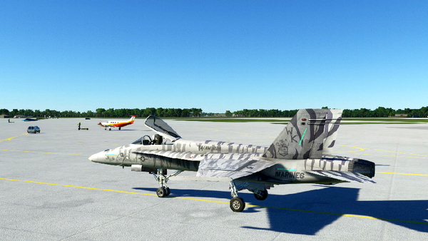 DC Designs Legacy FA-18C VMFA(AW)-224 - for Microsoft Flight Simulator