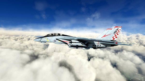 DCDesigns F-14 VF-211 Fighting Checkmates Pack - for Microsoft Flight Simulator