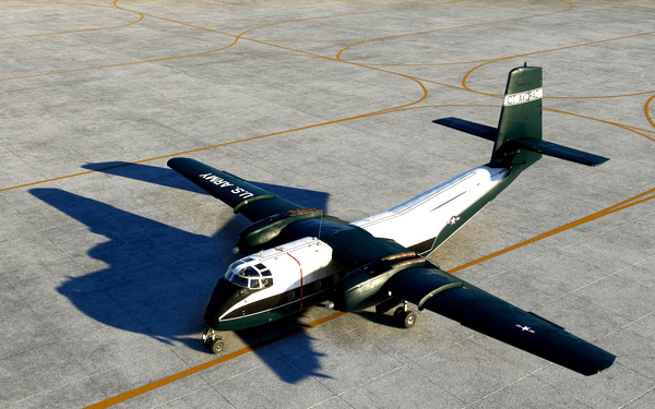 de Havilland Canada DHC-4 Caribou - US Army CT AVCRAD - for Microsoft Flight Simulator