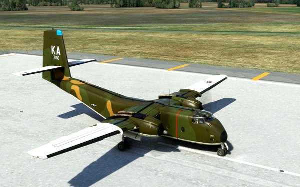 de Havilland Canada DHC-4 Caribou - USAF (AMC Museum) - for Microsoft Flight Simulator