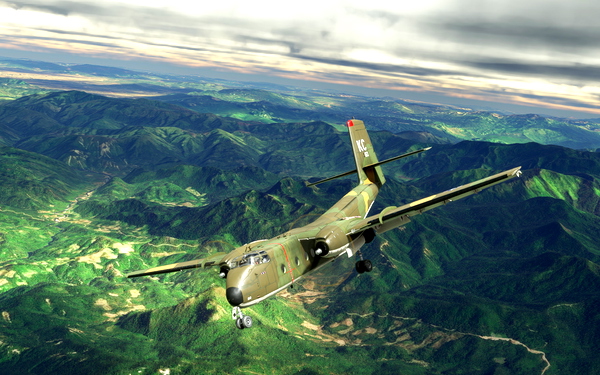 de Havilland Canada DHC-4 Caribou - USAF (SE Asia Camo) - for Microsoft Flight Simulator
