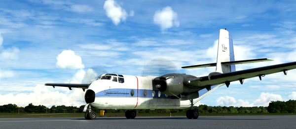 de Havilland Canada DHC-4 Caribou N6080 ERIM - for Microsoft Flight Simulator