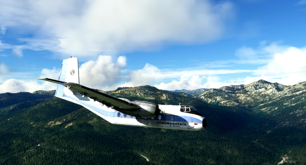 de Havilland Canada DHC-4 Caribou N6080 Intermountain Air Services - for Microsoft Flight Simulator
