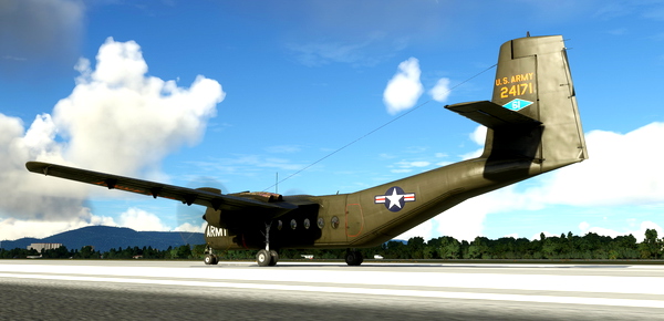 de Havilland Canada DHC-4 Caribou US Army 'Gizmotch' - for Microsoft Flight Simulator