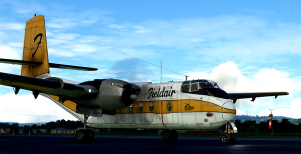 de Havilland Canada DHC-4 Caribou ZK-JKB Fieldair - for Microsoft Flight Simulator