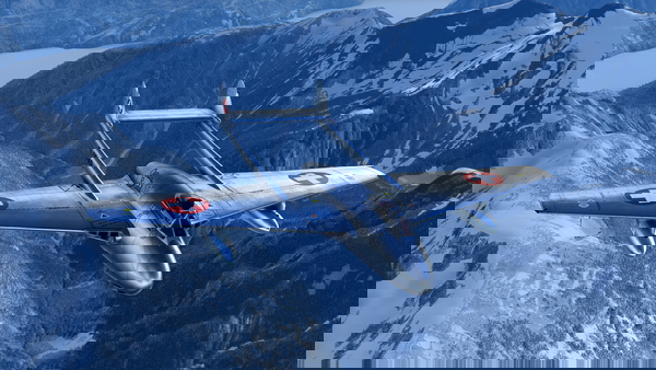 De Havilland DH-100 Vampire Swiss Air Force J-1048 - for Microsoft Flight Simulator