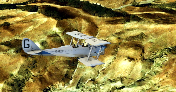 de Havilland DH-82 Tiger Moth G-AFFC from the English Patient - for Microsoft Flight Simulator