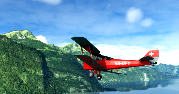 de Havilland DH-82 Tiger Moth HB-UPM - for Microsoft Flight Simulator
