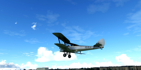 de Havilland DH-82 Tiger Moth OO-DLA - for Microsoft Flight Simulator