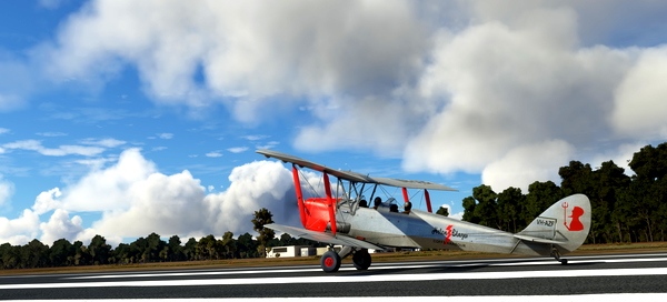 de Havilland DH-82 Tiger Moth VH-AZF 1971 - for Microsoft Flight Simulator