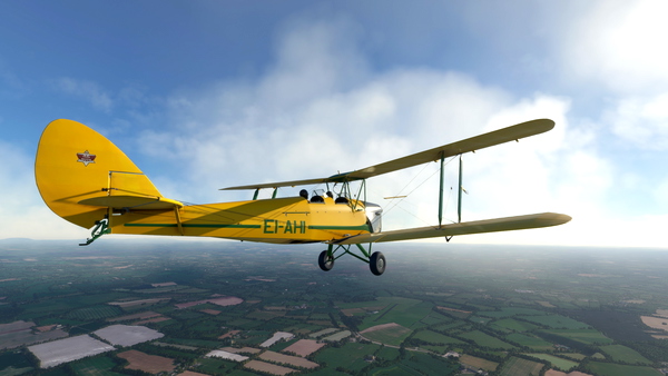 DeHavilland DH-82a Tiger Moth EI-AHI - for Microsoft Flight Simulator
