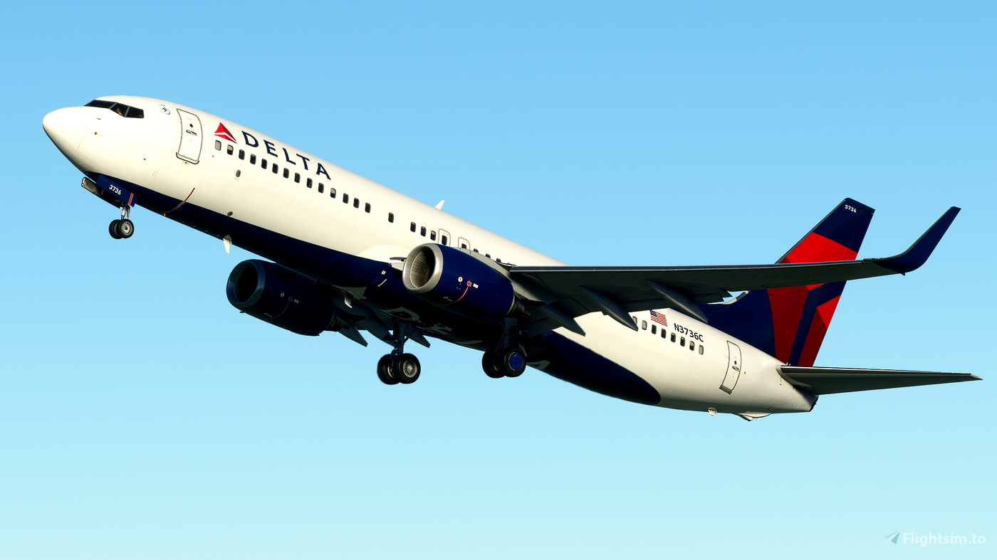 Delta 737-800 (N3736C) for Microsoft Flight Simulator | MSFS