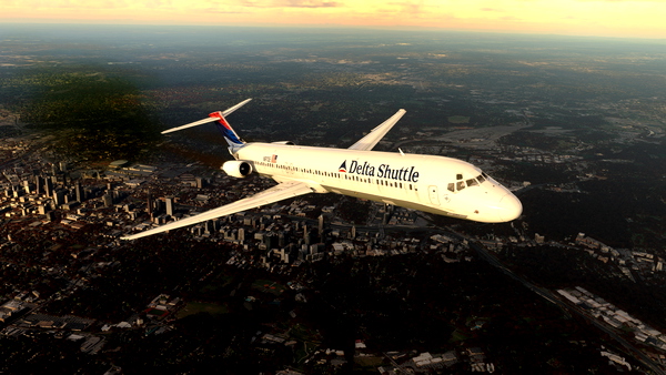 Delta Shuttle - Fly the Maddog X - for Microsoft Flight Simulator