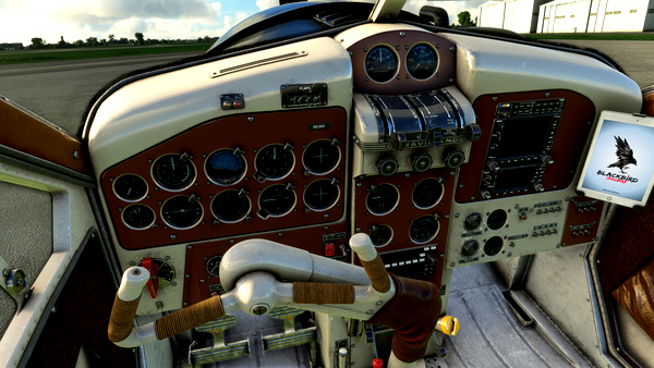 DHC-2 Beaver brown cockpit replacement - for Microsoft Flight Simulator