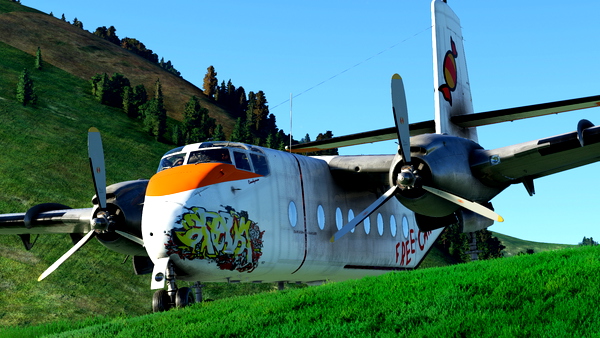 DHC-4 Caribou - Candy Truck - Free Candy - for Microsoft Flight Simulator