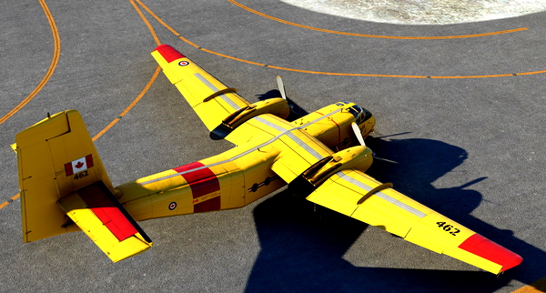 DHC-4 Caribou RCAF with registration number 462 as requested. - for Microsoft Flight Simulator