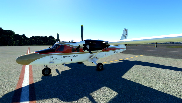 DHC-6 Twin Otter Territory Airlines N7670 repaint - for Microsoft Flight Simulator