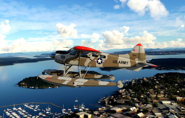 DHC2 Beaver N188JG US Army - for Microsoft Flight Simulator