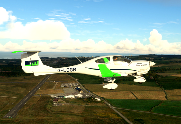 Diamond DA40 NG G-LDGB Leading Edge Aviation - for Microsoft Flight Simulator
