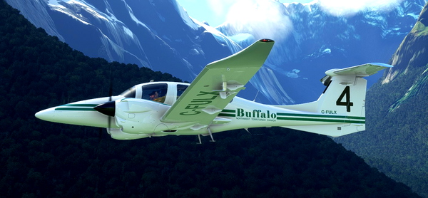 Diamond DA62 - Buffalo Airways C-FULX - Accepted Substitute for Beechcraft 95 - for Microsoft Flight Simulator