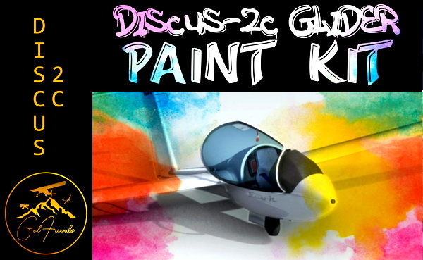 Discus-2c: Official Paintkit - for Microsoft Flight Simulator