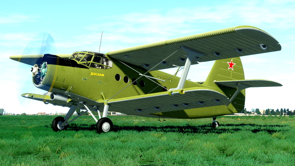 DOSAAF SSSR (ДОСААФ CCCP) Antonov An-2 "02" 4K - for Microsoft Flight Simulator
