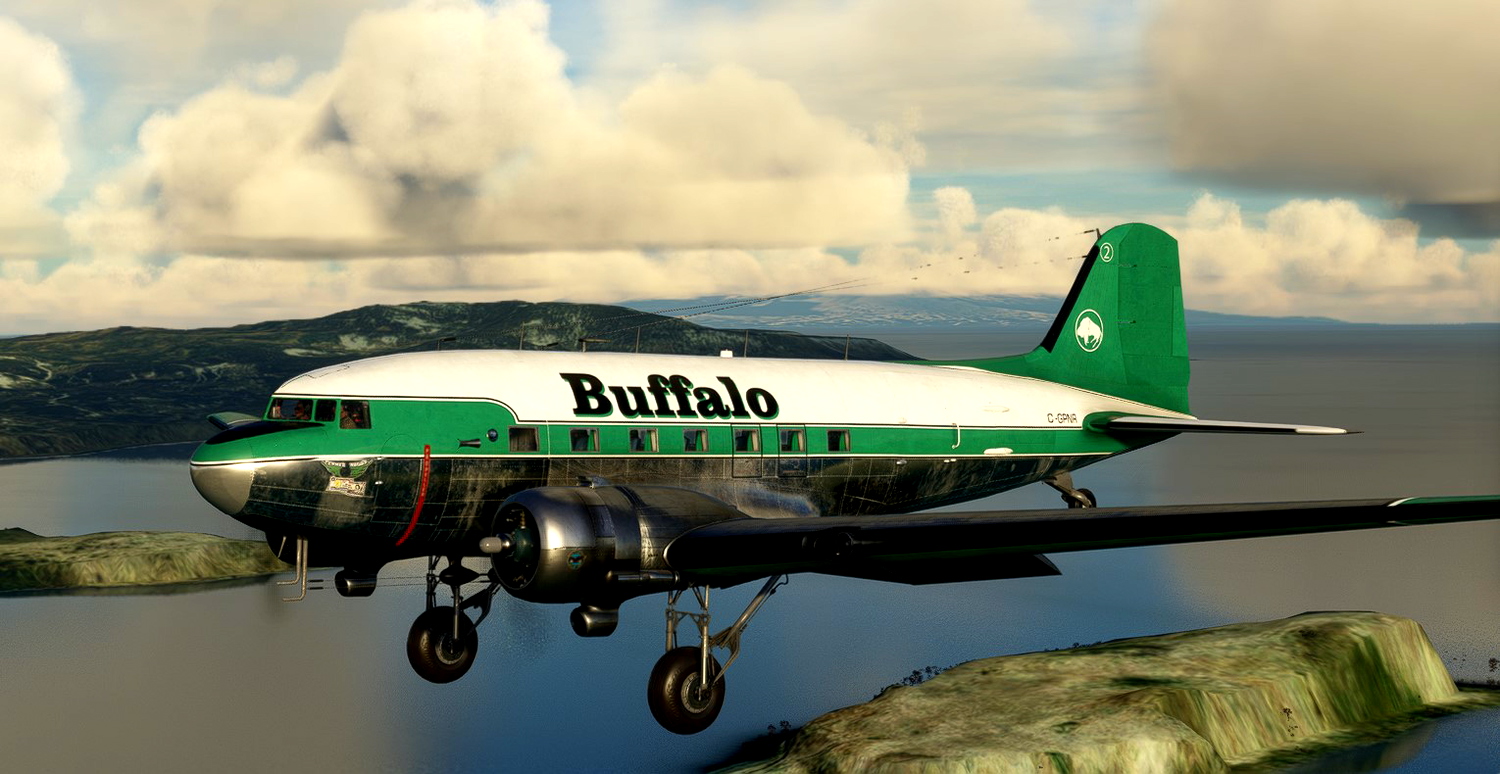 Douglas DC-3 - TWA DC-2 for Microsoft Flight Simulator