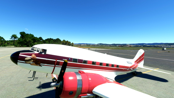 Douglas DC-3 N600NA repaint request - for Microsoft Flight Simulator
