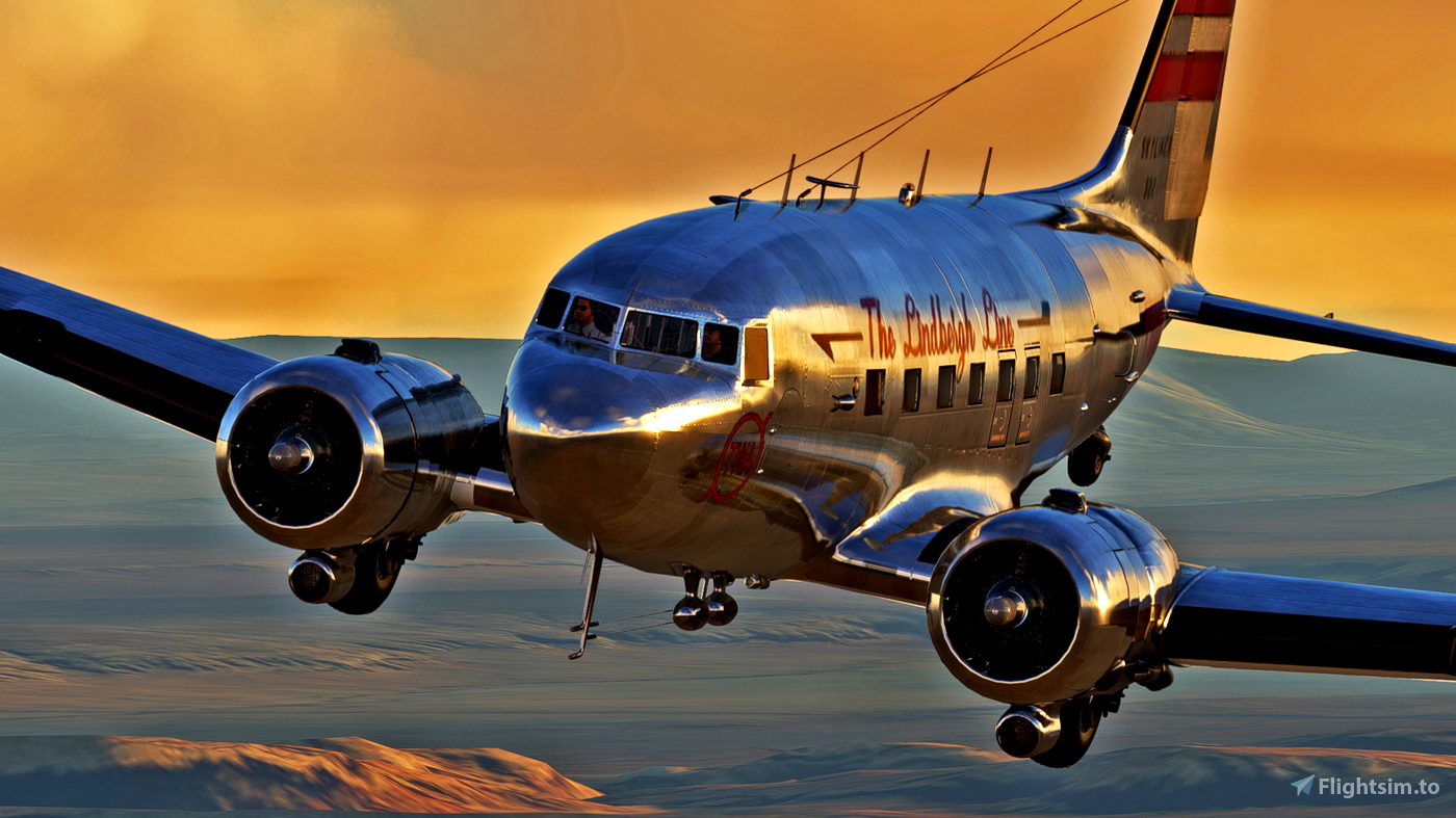 Douglas DC-3 - TWA DC-2 for Microsoft Flight Simulator