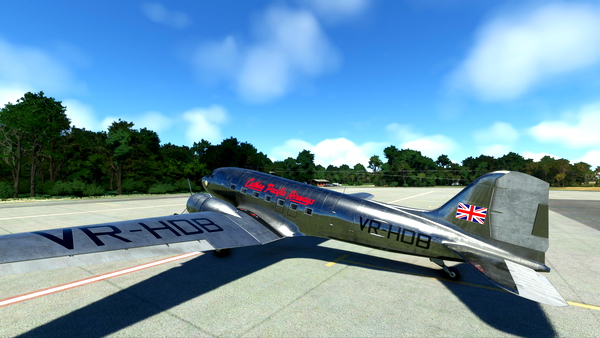 Douglas DC-3 VR-HDB '' Betsy'' Cathay Pacific Airways repaint request - for Microsoft Flight Simulator