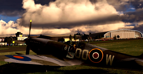 Duxford/DreamsofWings tribute livery for Spitfire IX - for Microsoft Flight Simulator