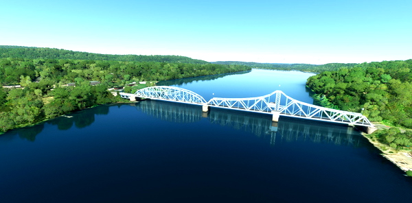 East Haddam Swing Bridge - for Microsoft Flight Simulator