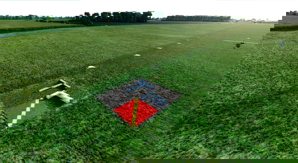 EBZU Zuienkerke Runway Signal Markings only - for Microsoft Flight Simulator