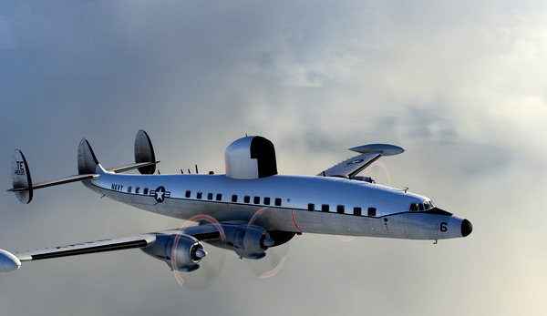 EC-121K US Navy 145930 VW-1 | 1970 - for Microsoft Flight Simulator