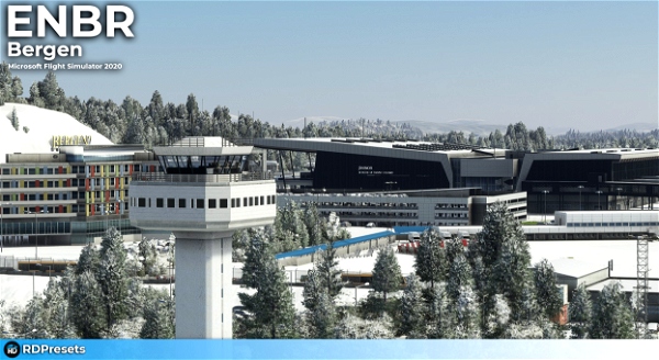 ENBR - Bergen Flesland Airport Microsoft Flight Simulator