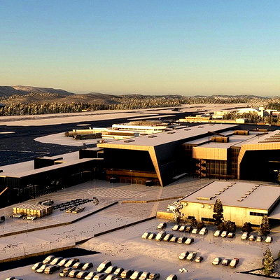 ENBR - Bergen Flesland Airport - for Microsoft Flight Simulator