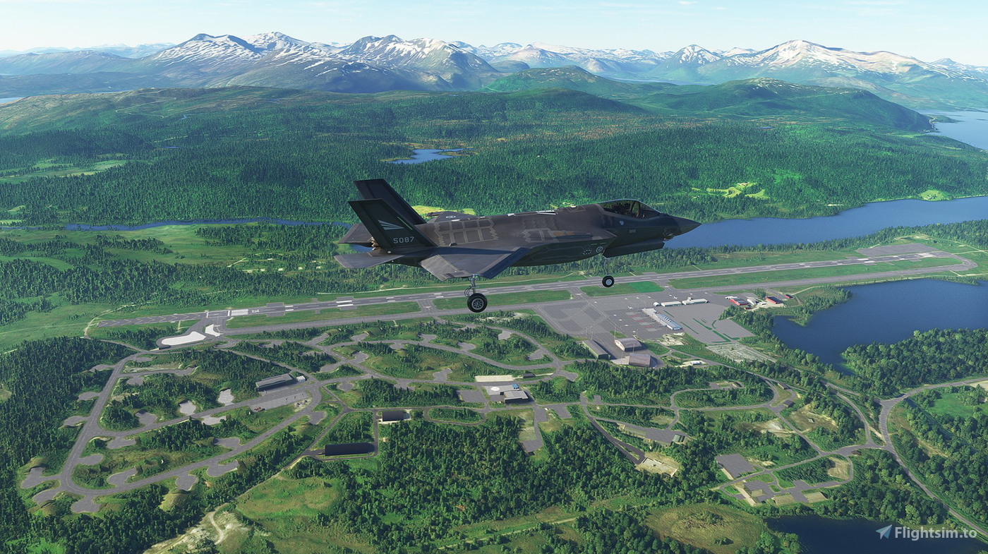ENEV Harstad Narvik Evenes Airport For Microsoft Flight Simulator MSFS ENEV Harstad Narvik Evenes Airport For Microsoft Flight Simulator MSFS