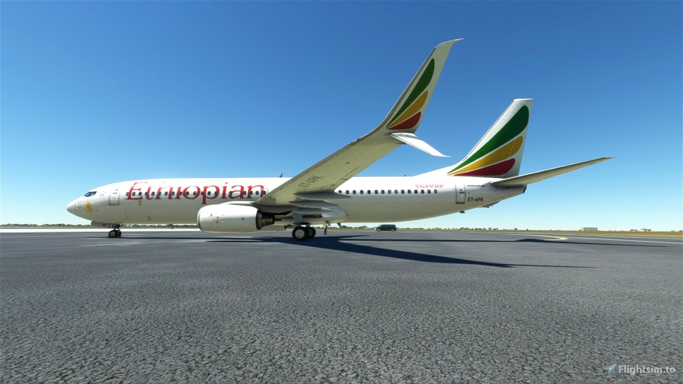Threads - Ethiopian Airlines ET-APK PMDG 737-800 4K for Microsoft